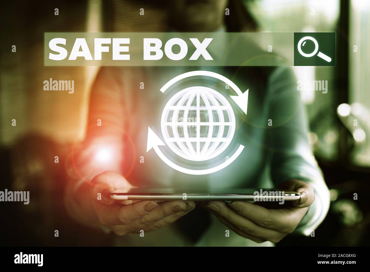 Safe Box Introduction Conceptual hand writing showing Safe Box. Concept meaning A small ...