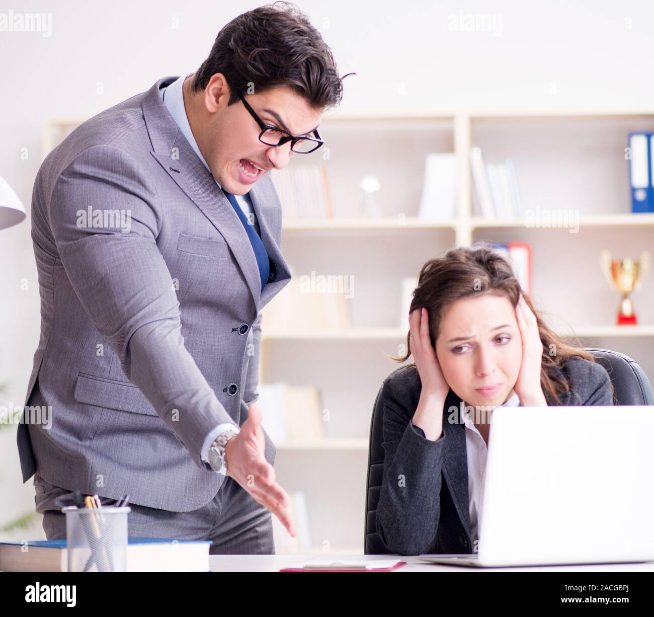 Female boss horrible hi-res stock photography and images - Alamy