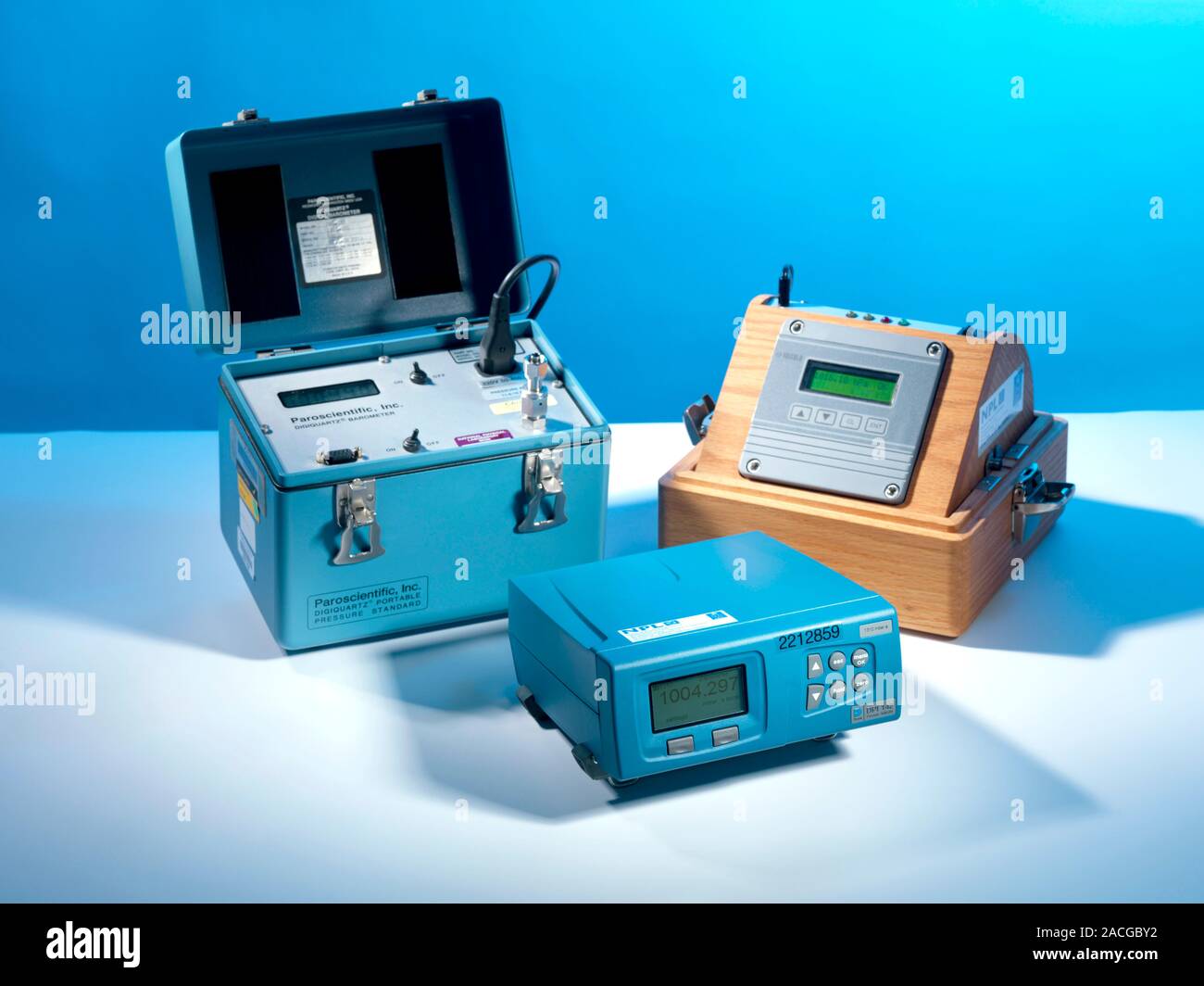 Electronic barometers. Barometers are used to measure air pressure