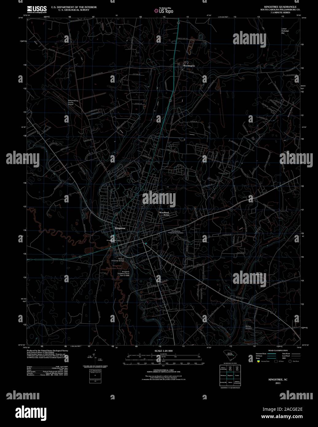 Map of kingstree hires stock photography and images Alamy