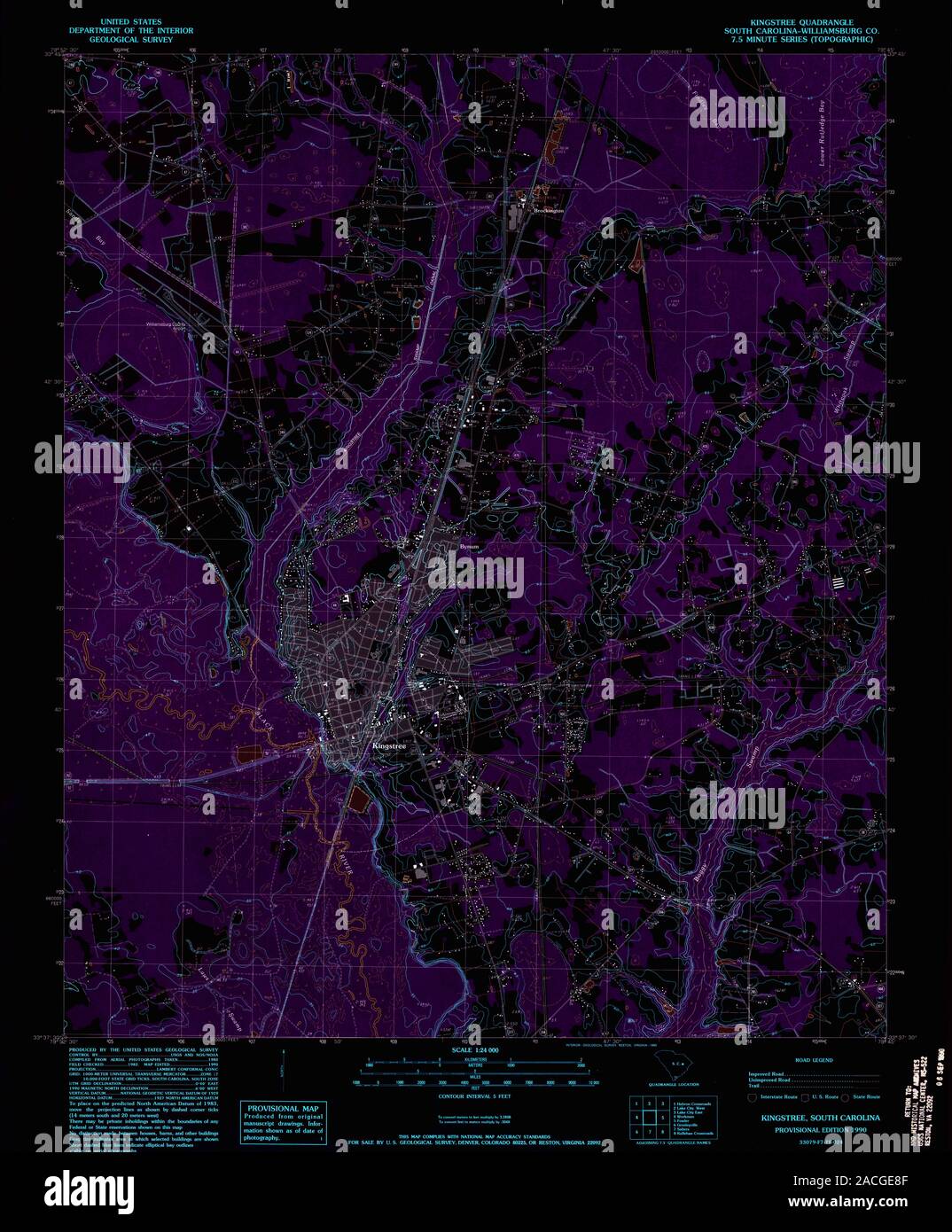 Map of kingstree hires stock photography and images Alamy