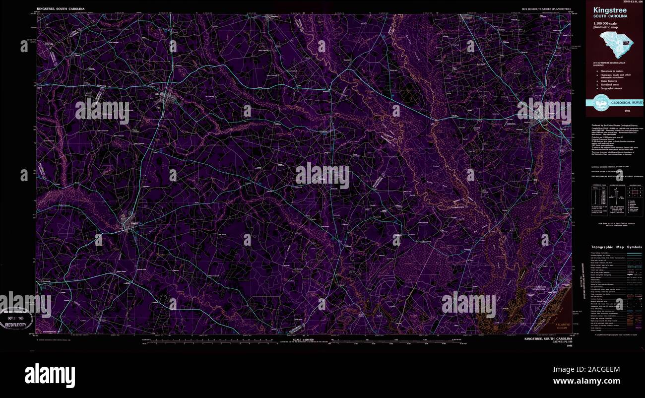 Kingstree map hires stock photography and images Alamy