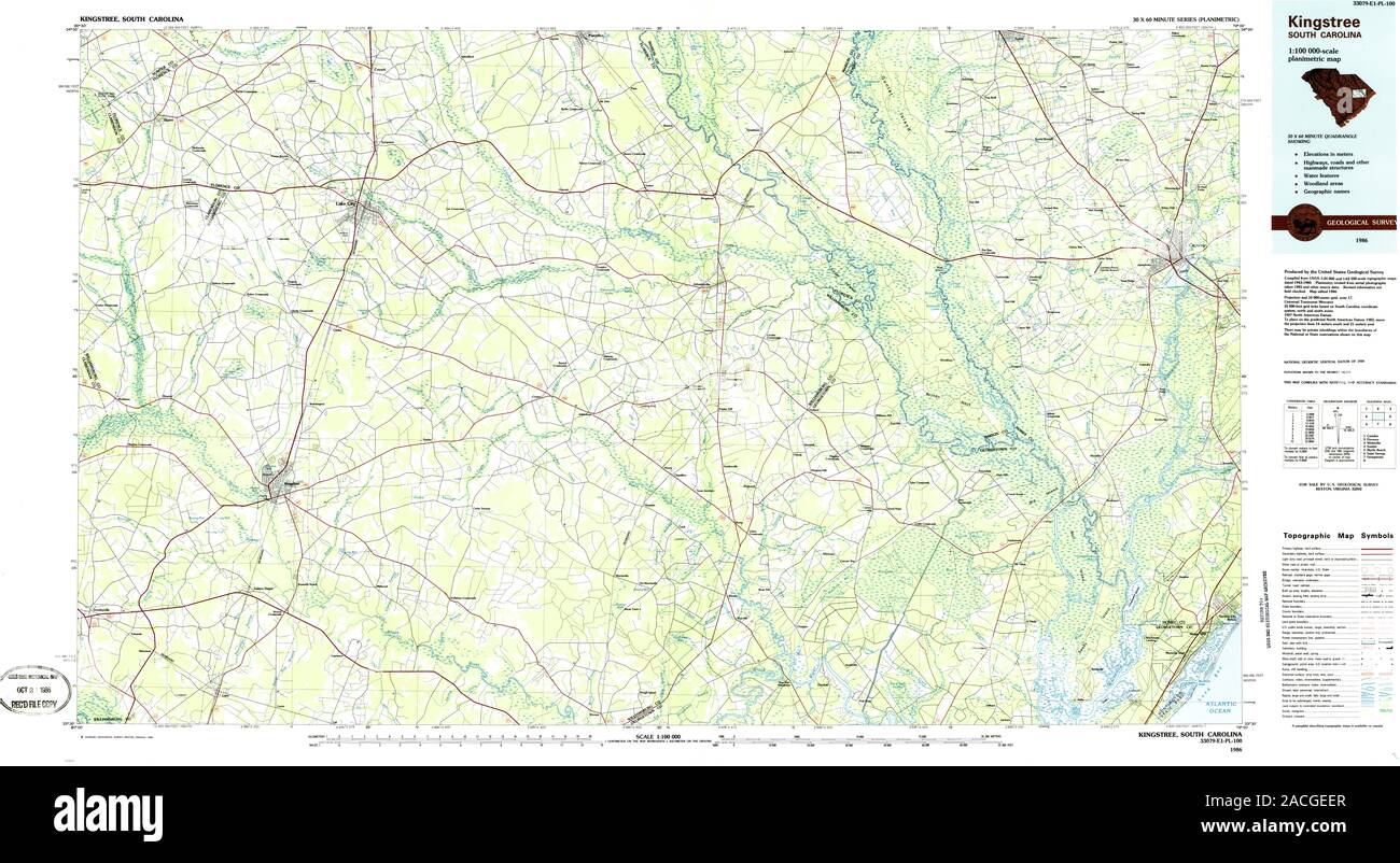 Kingstree map hires stock photography and images Alamy