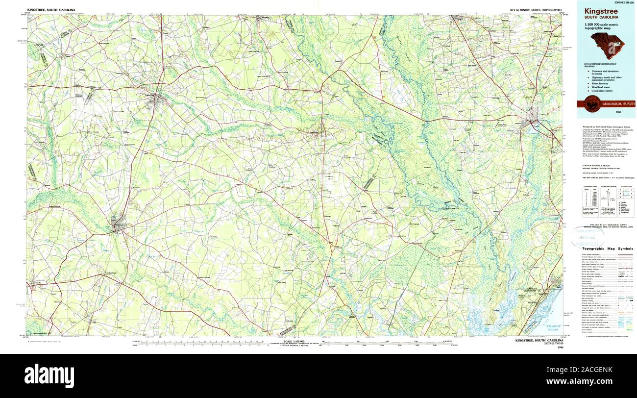 Kingstree map Cut Out Stock Images & Pictures Alamy