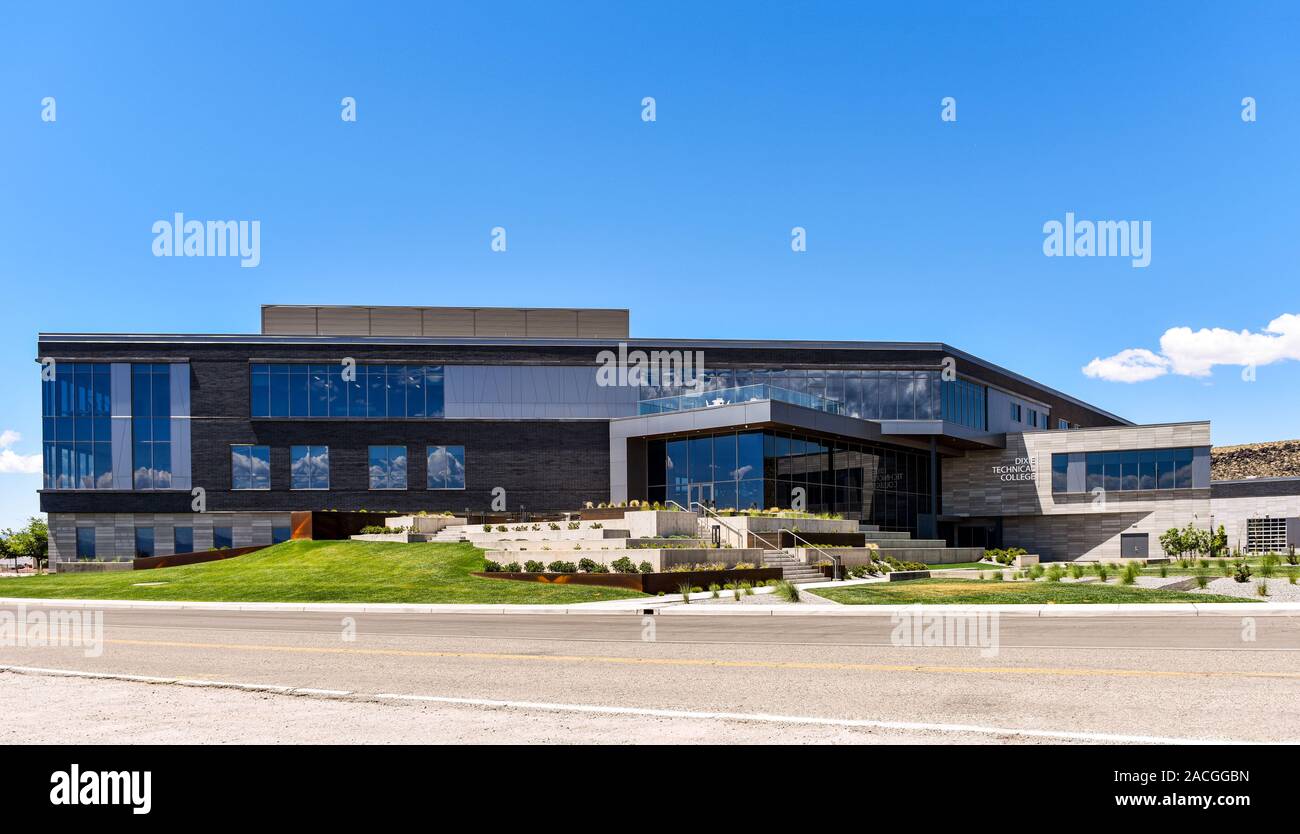 Dixie Technical College in ST. George, Utah Stock Photo