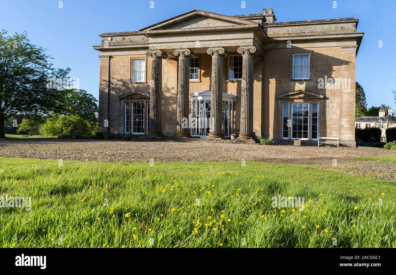Clytha House, neoclassical architecture in Greek Doric style