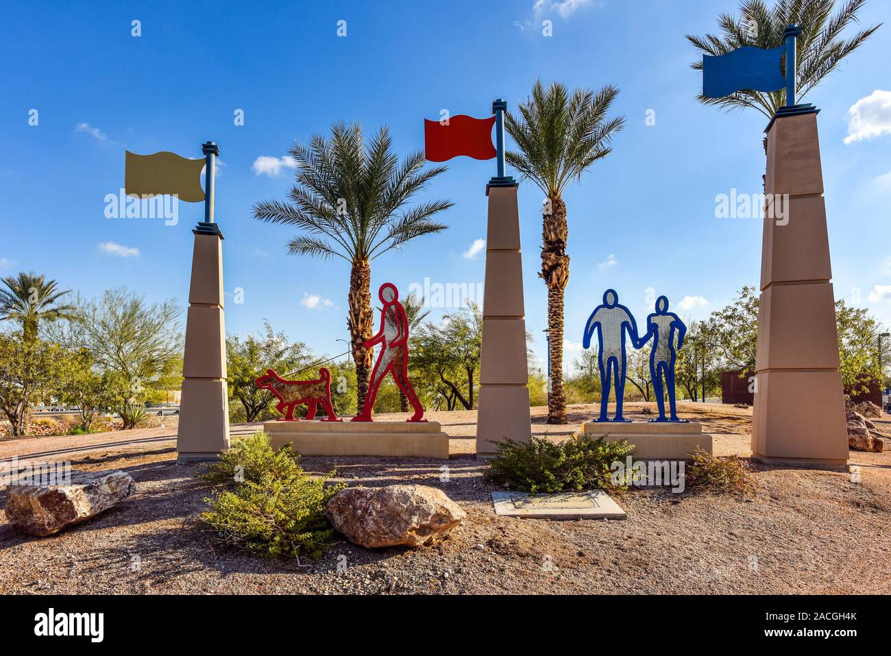 Kellogg Zaher Sports Complex Park, City of Las Vegas, Nevada Stock Photo