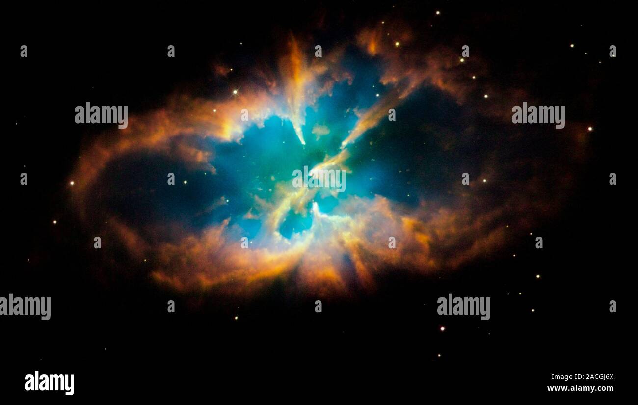 nebula NGC 2818. Hubble Space Telescope (HST) image of the