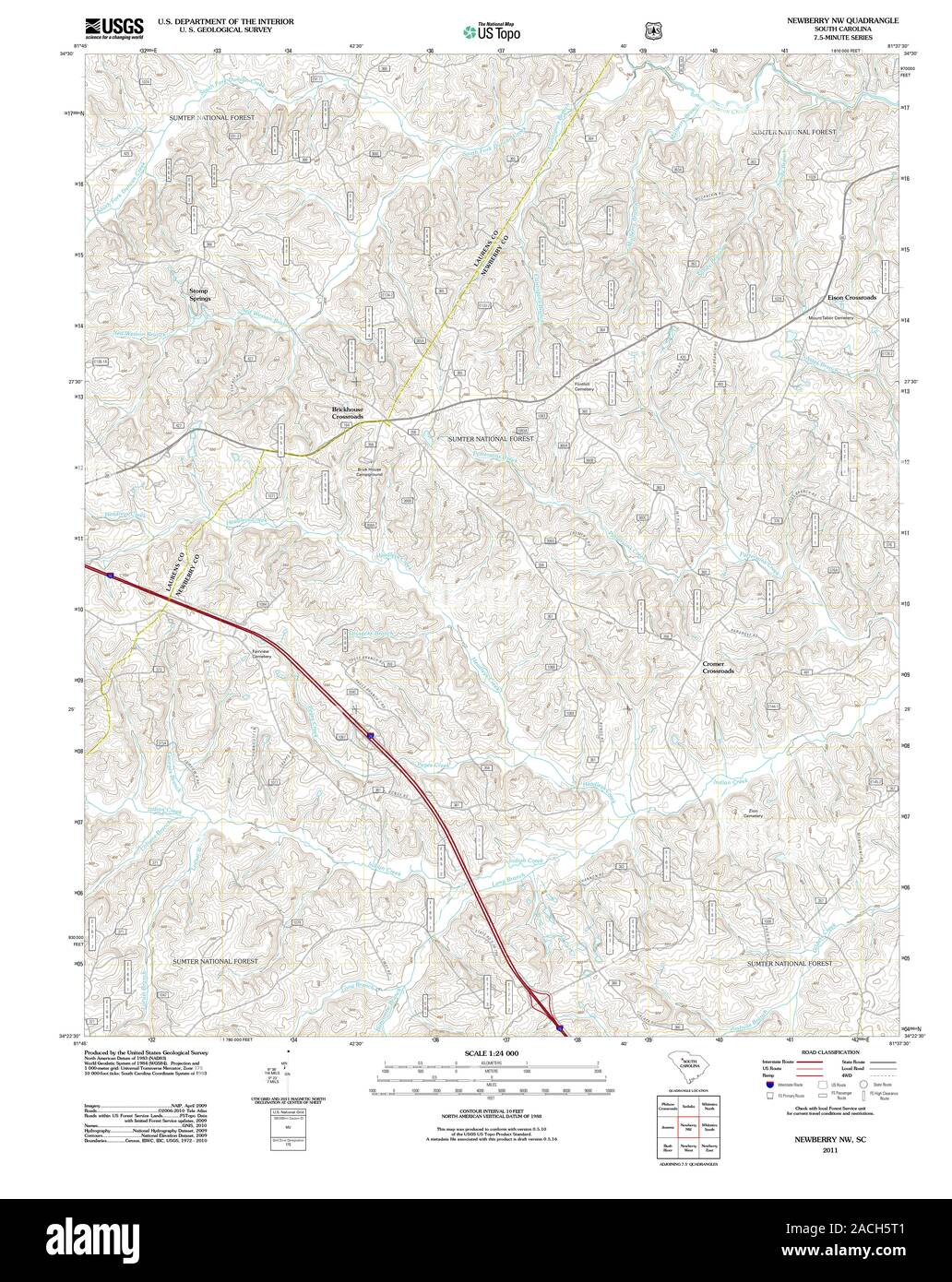 Newberry map Cut Out Stock Images & Pictures Alamy