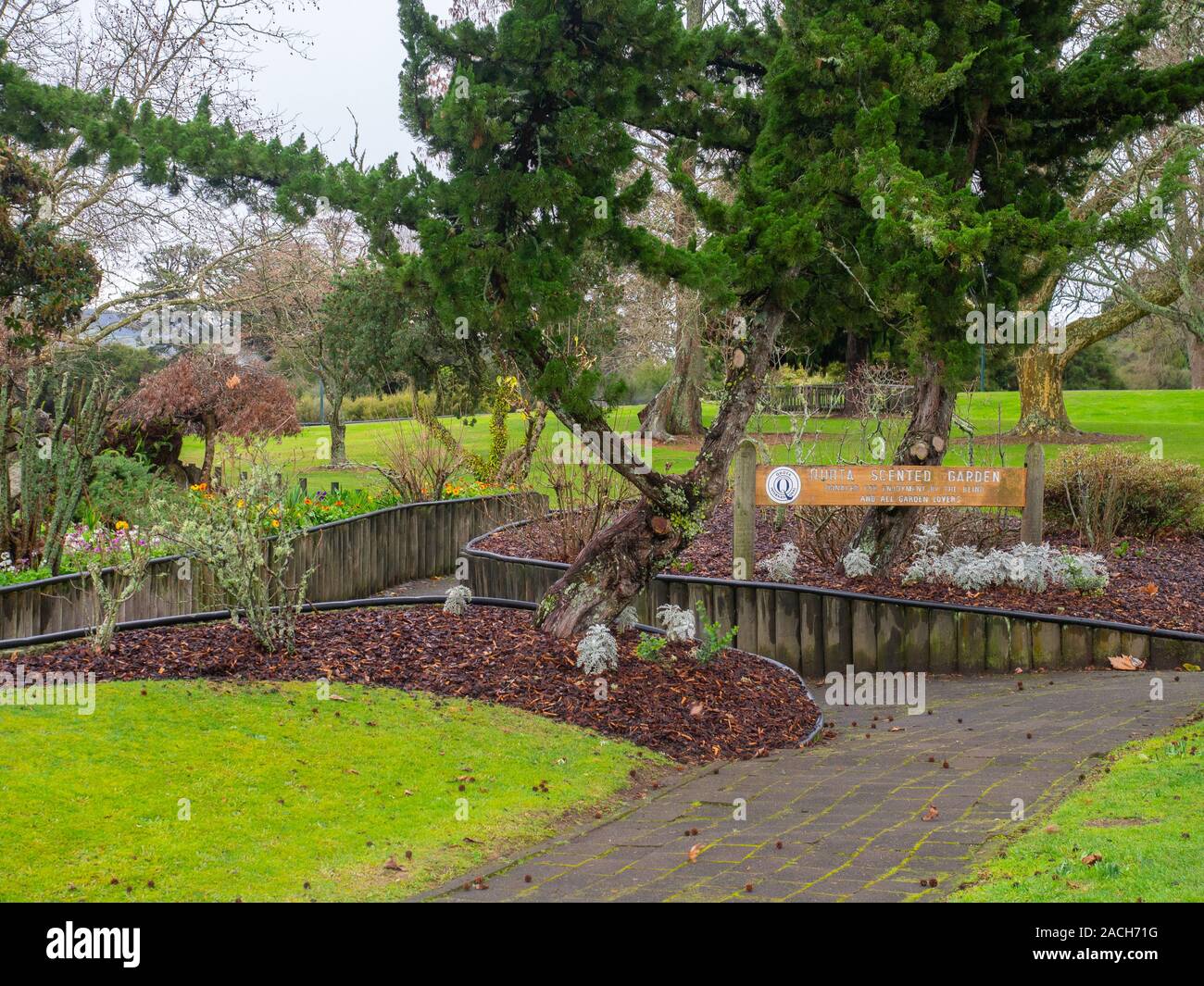 Quota Scented Garden Rotorua Stock Photo