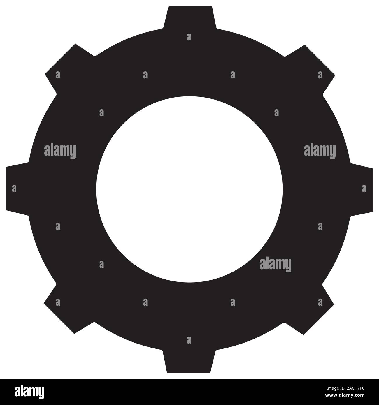 Isolated gear icon vector design Stock Vector Image & Art - Alamy