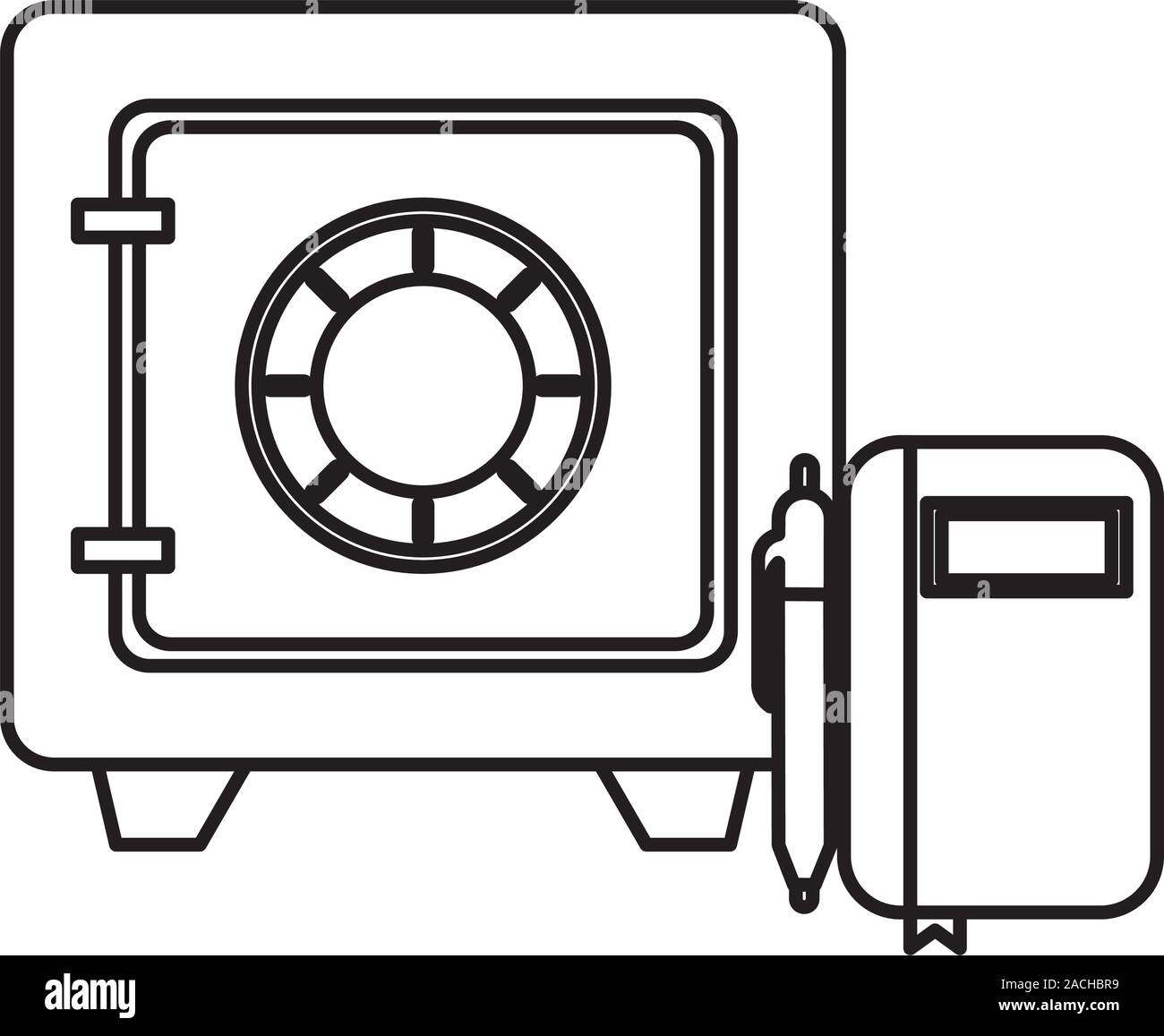 safe box money isolated icon Stock Vector Image & Art Alamy