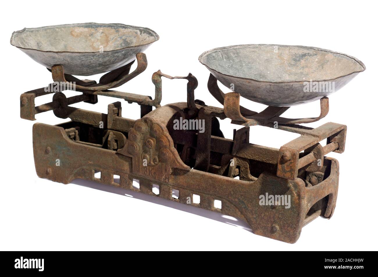 Weighing scales.These antique scales are from Mexico Stock Photo Alamy