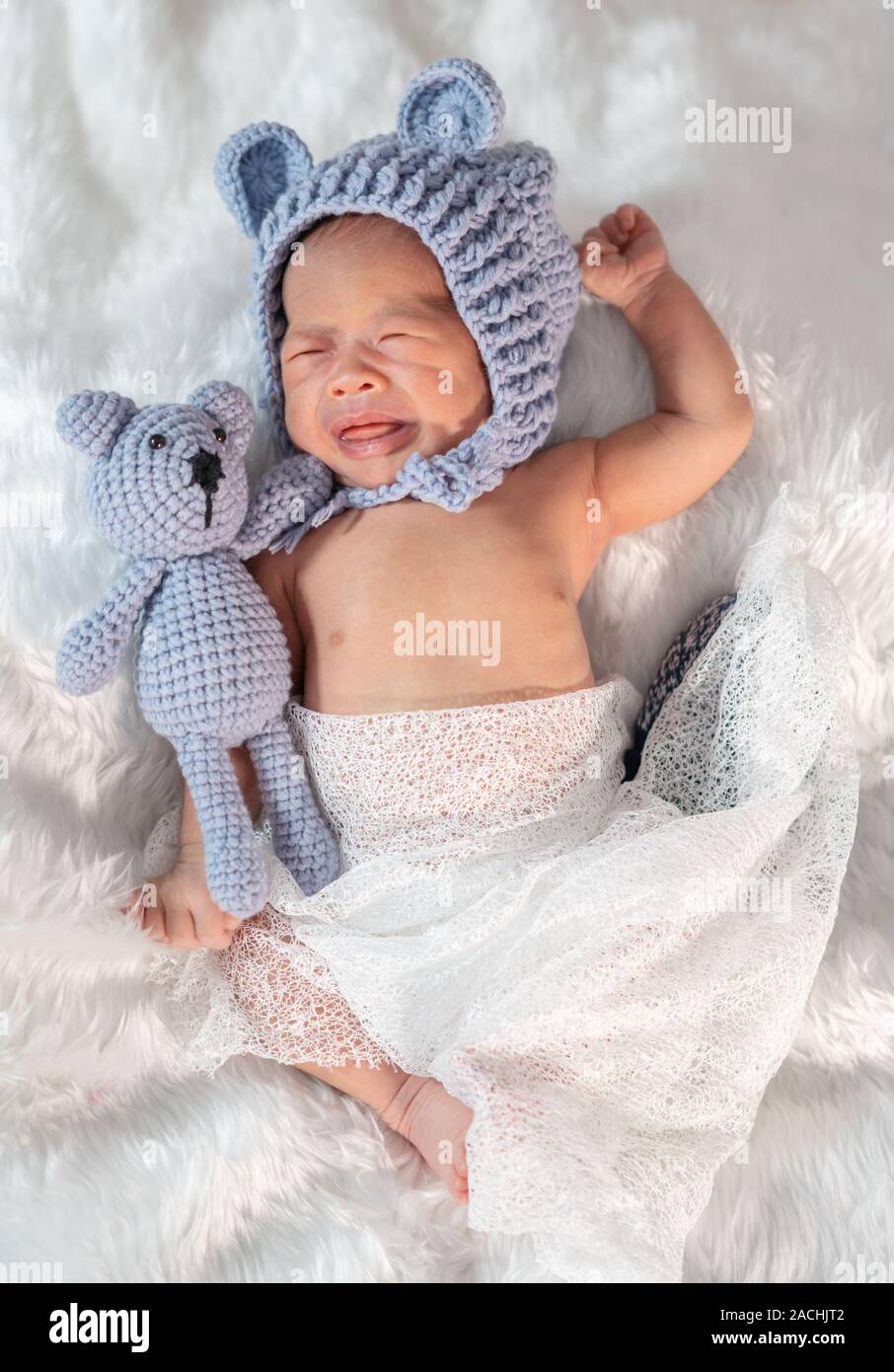 Baby grateful Boy Bear Hat