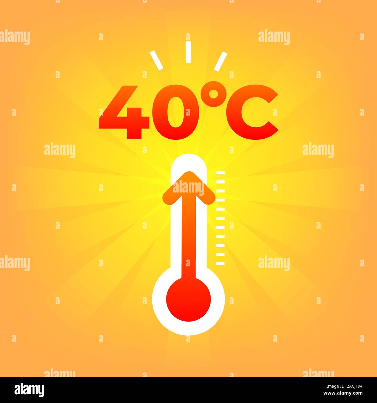 40 celsius Stock Vector Images - Alamy