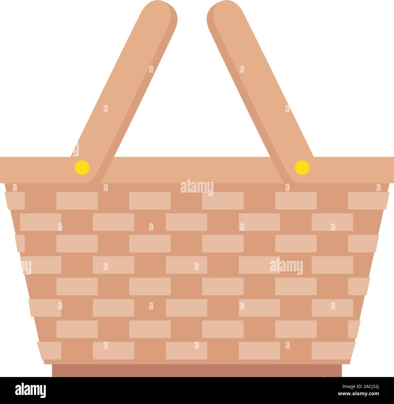 Carrying picnic basket Stock Vector Images - Alamy