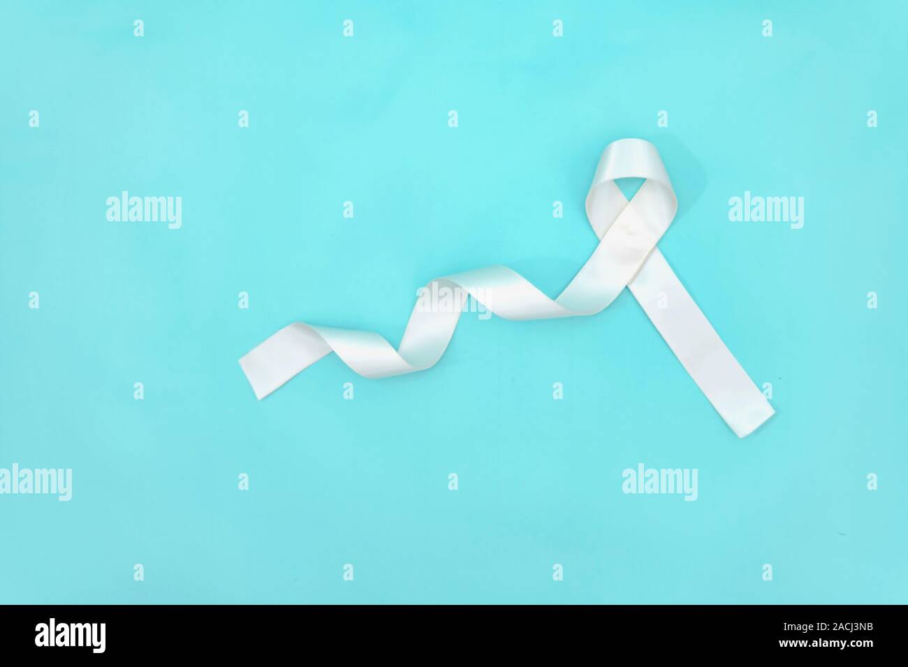 Lung Cancer Awareness Month With White Ribbon Healthcare And Medicine Concept Stock Photo Alamy