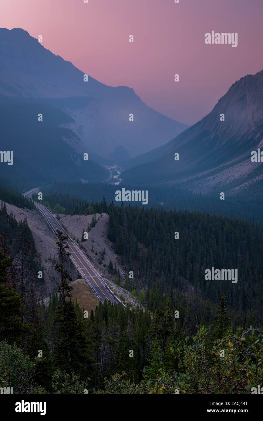 Upper Kananaskis Lake, Kananaskis, Alberta, Canada Stock Photo