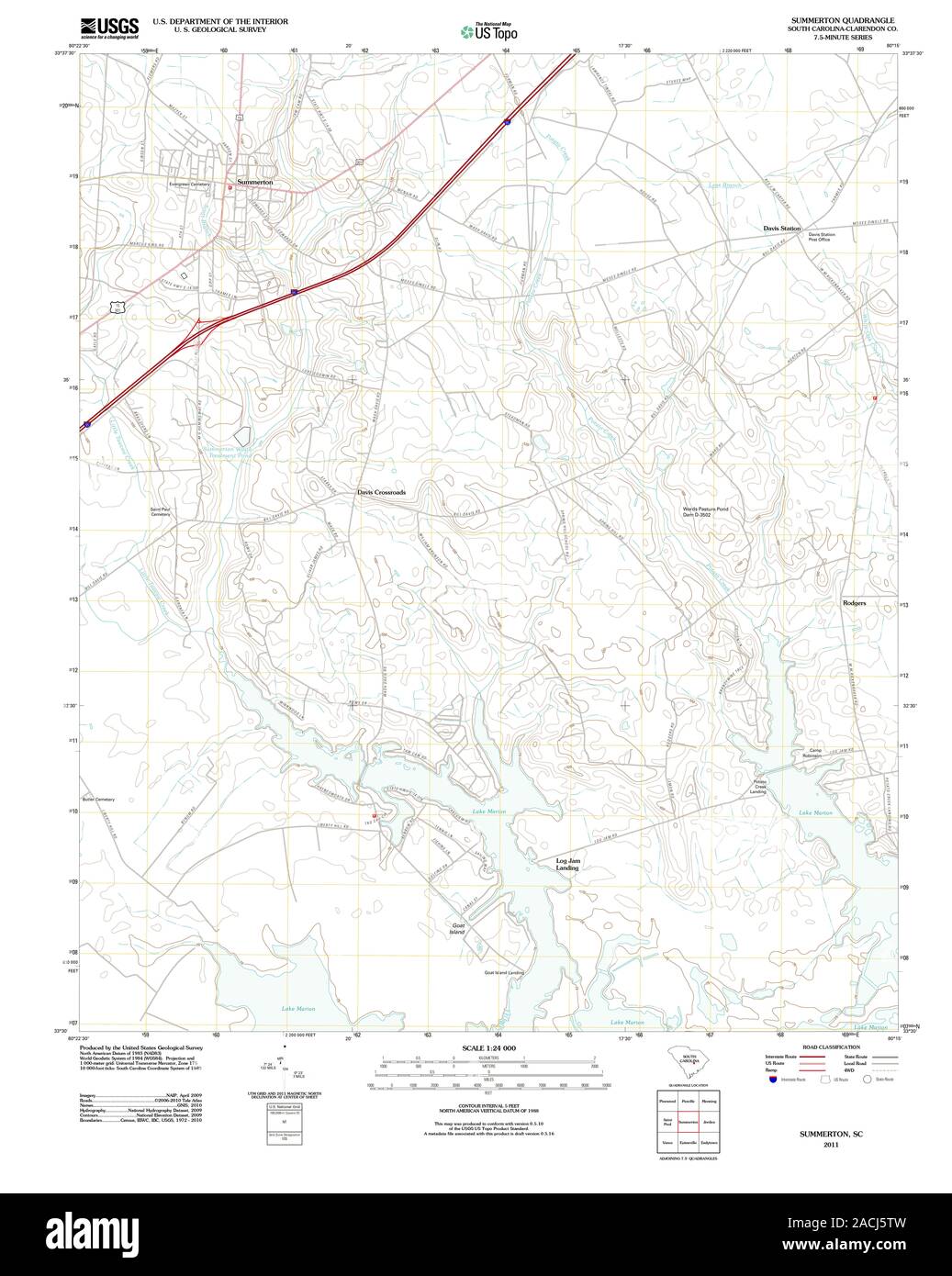 Summerton south carolina map Cut Out Stock Images & Pictures Alamy
