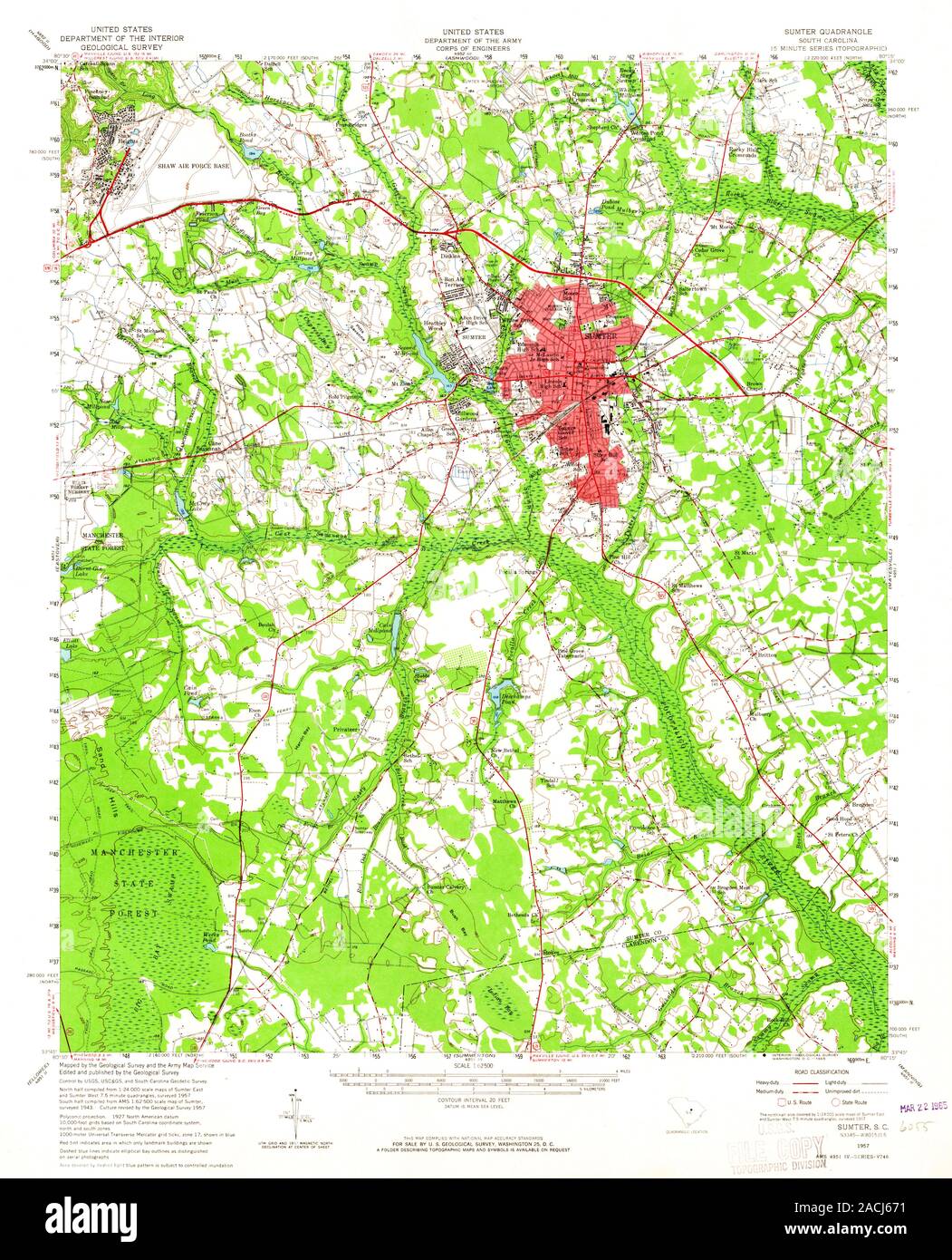 Sumter south carolina map hires stock photography and images Alamy