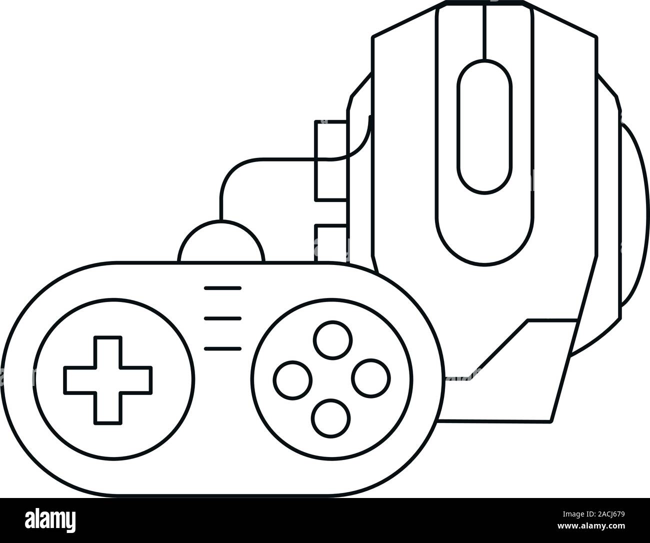Child computer mouse Stock Vector Images - Alamy