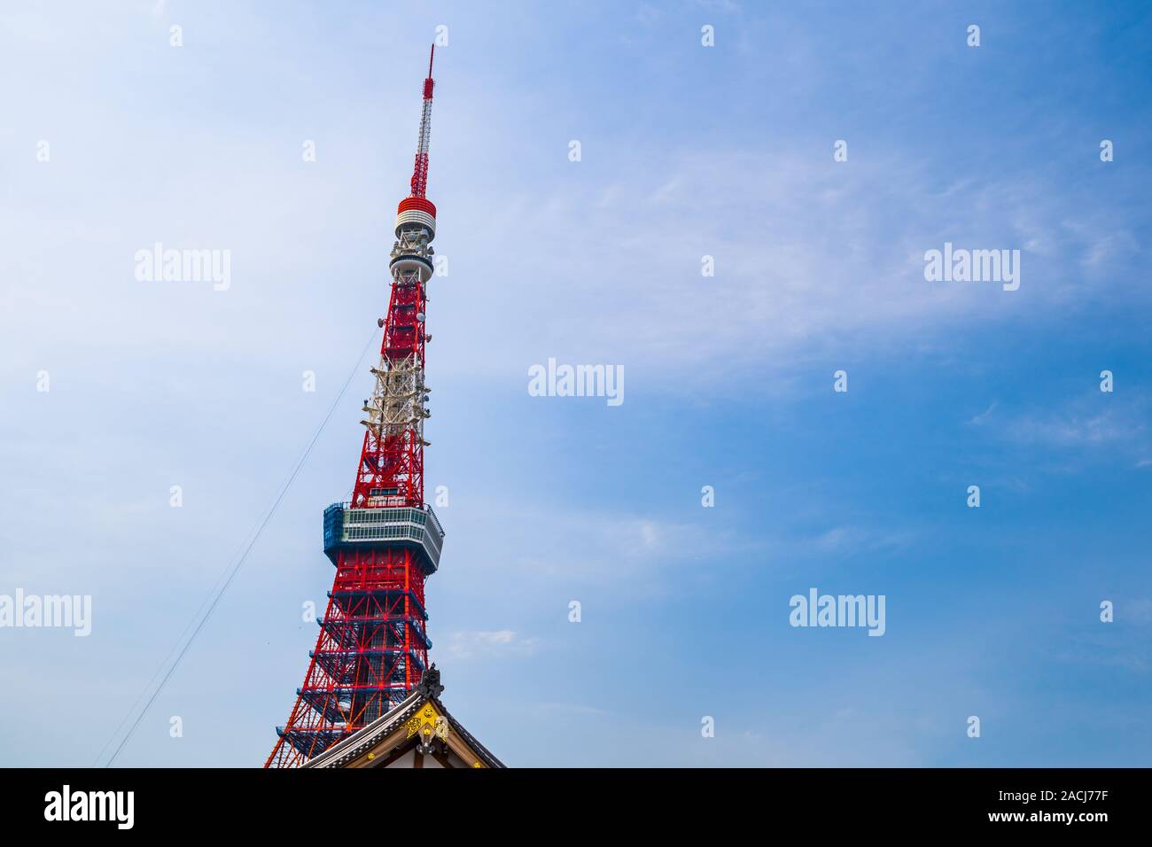 Tokyo tower bright sunny hi-res stock photography and images - Alamy