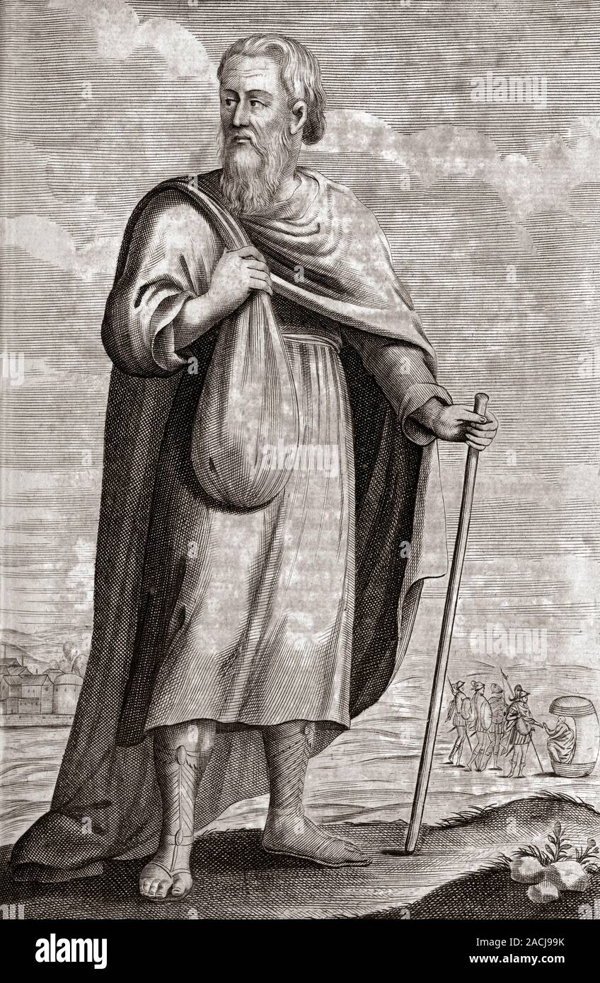 Diogenes (412 BCE - 323 BCE), Greek philosopher. Diogenes was born at