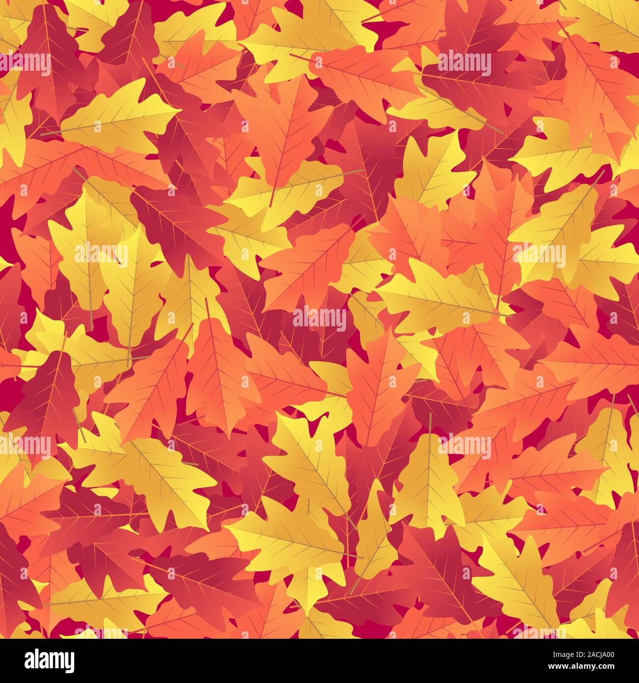 Seamless colorful leaves pattern Stock Vector Images - Alamy