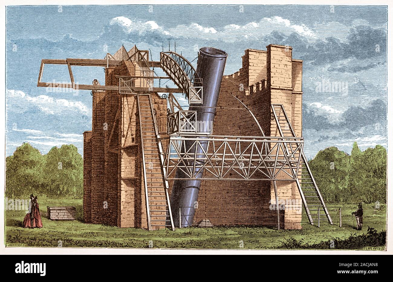 This is the 6foot telescope (the Leviathan of Birr), at Birr Castle