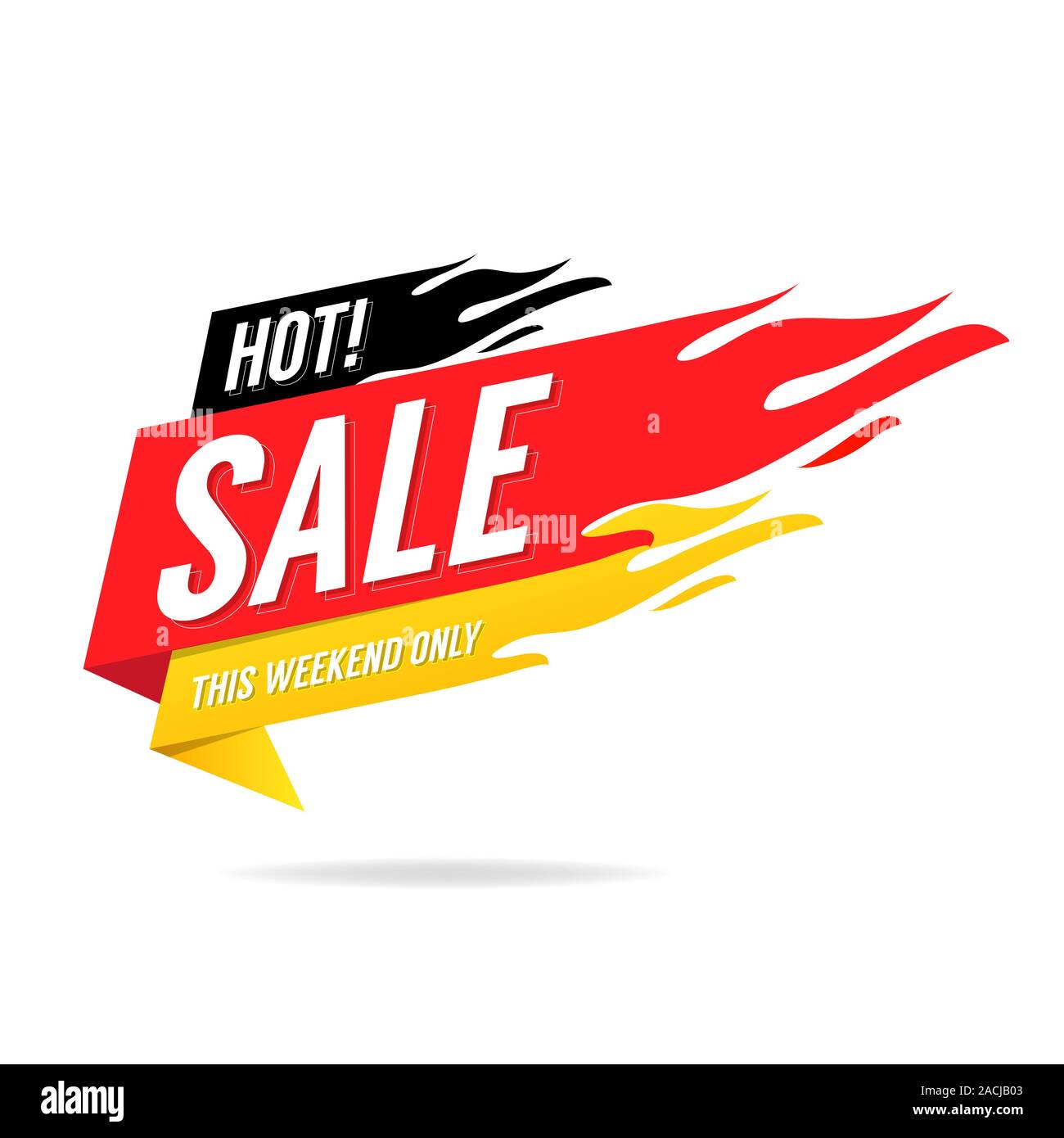 Great Deal Banner or Label for Digital Media Marketing Sale Advertising  Promotion. Discount Hot Offer, Weekend Shopping Stock Vector - Illustration  of banner, poster: 204771281