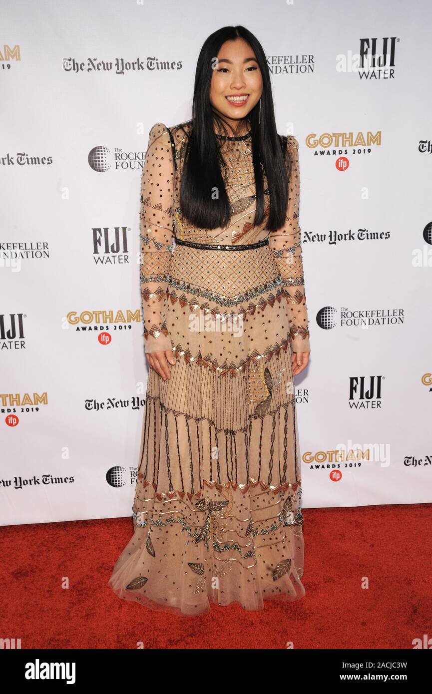 New York, NY, USA. 2nd Dec, 2019. Awkwafina at the 2019 IFP Gotham