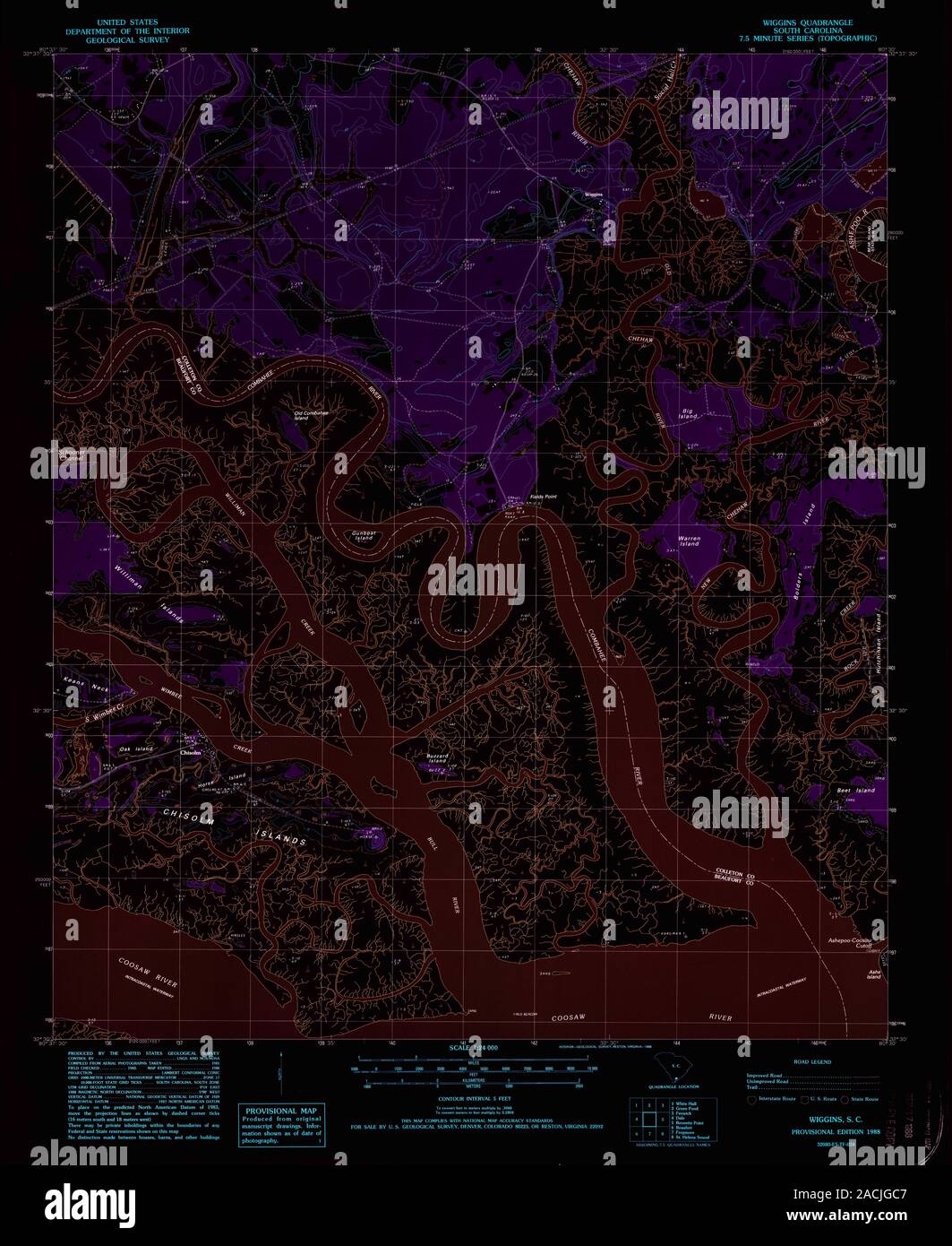 Map of wiggins hires stock photography and images Alamy