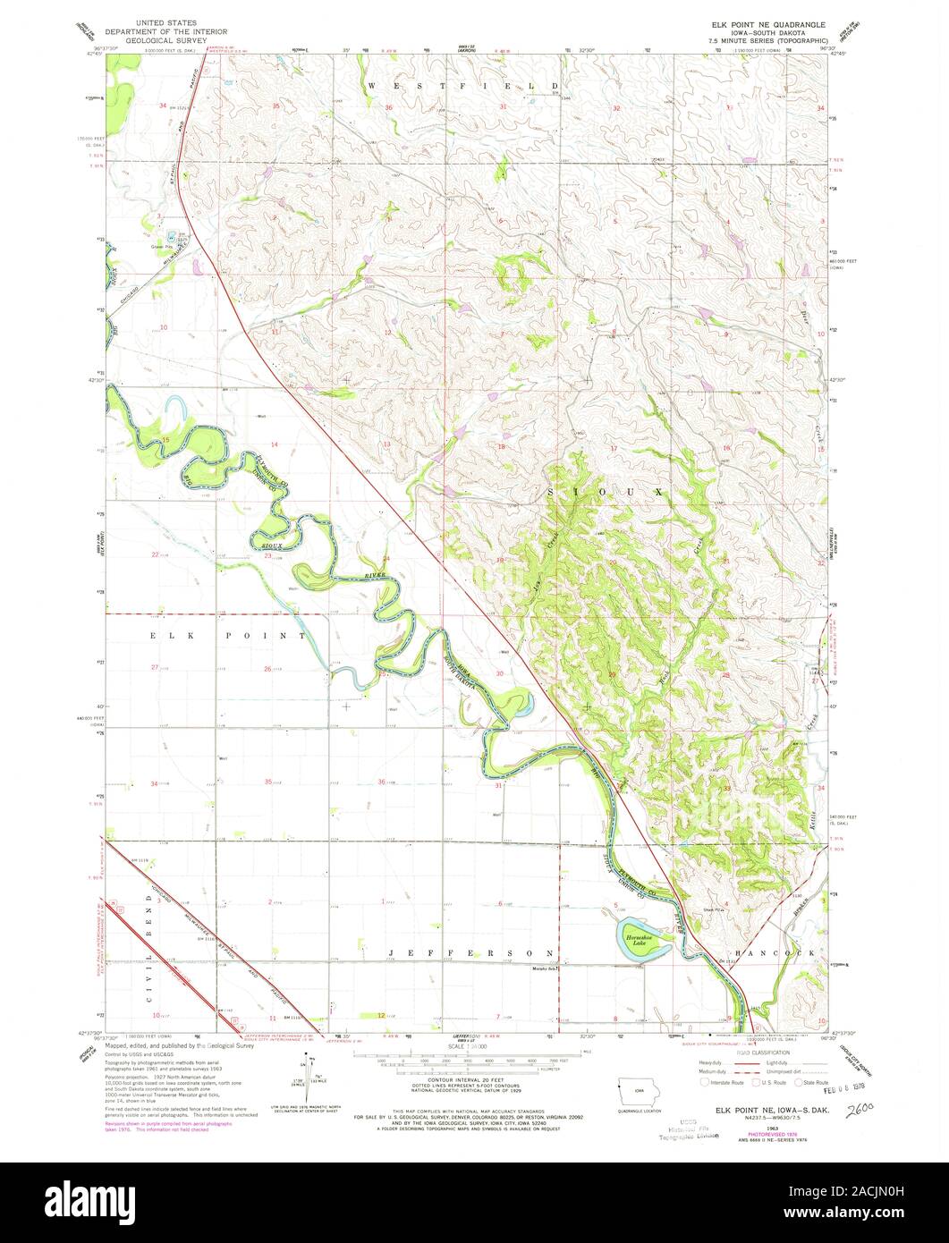 Map of elk point hires stock photography and images Alamy