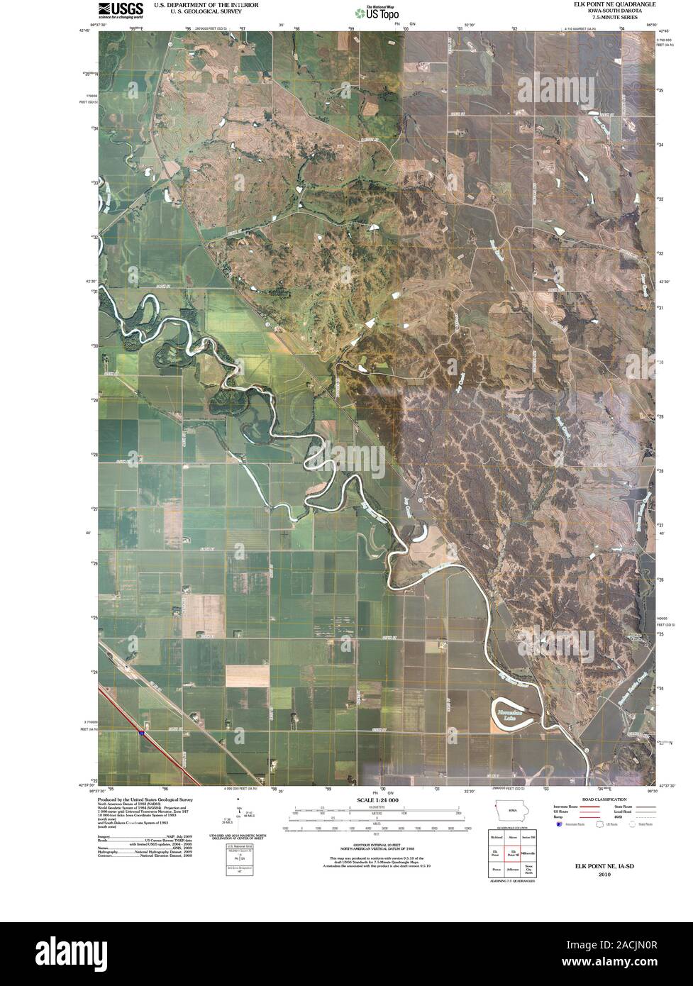 Map of elk point hires stock photography and images Alamy