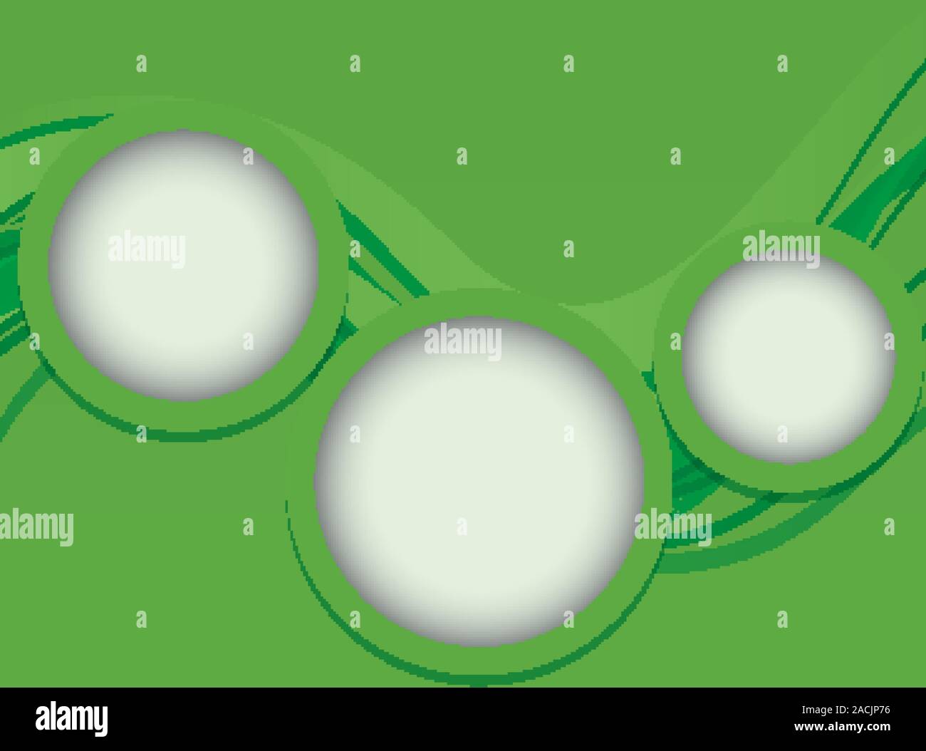 Background design with abstract patterns in green illustration Stock ...