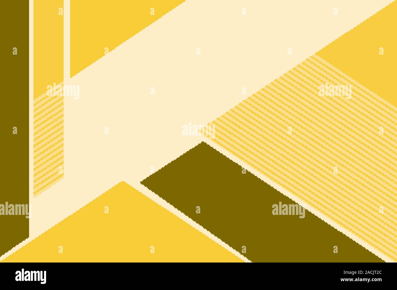 Background design with yellow abstract patterns illustration Stock ...