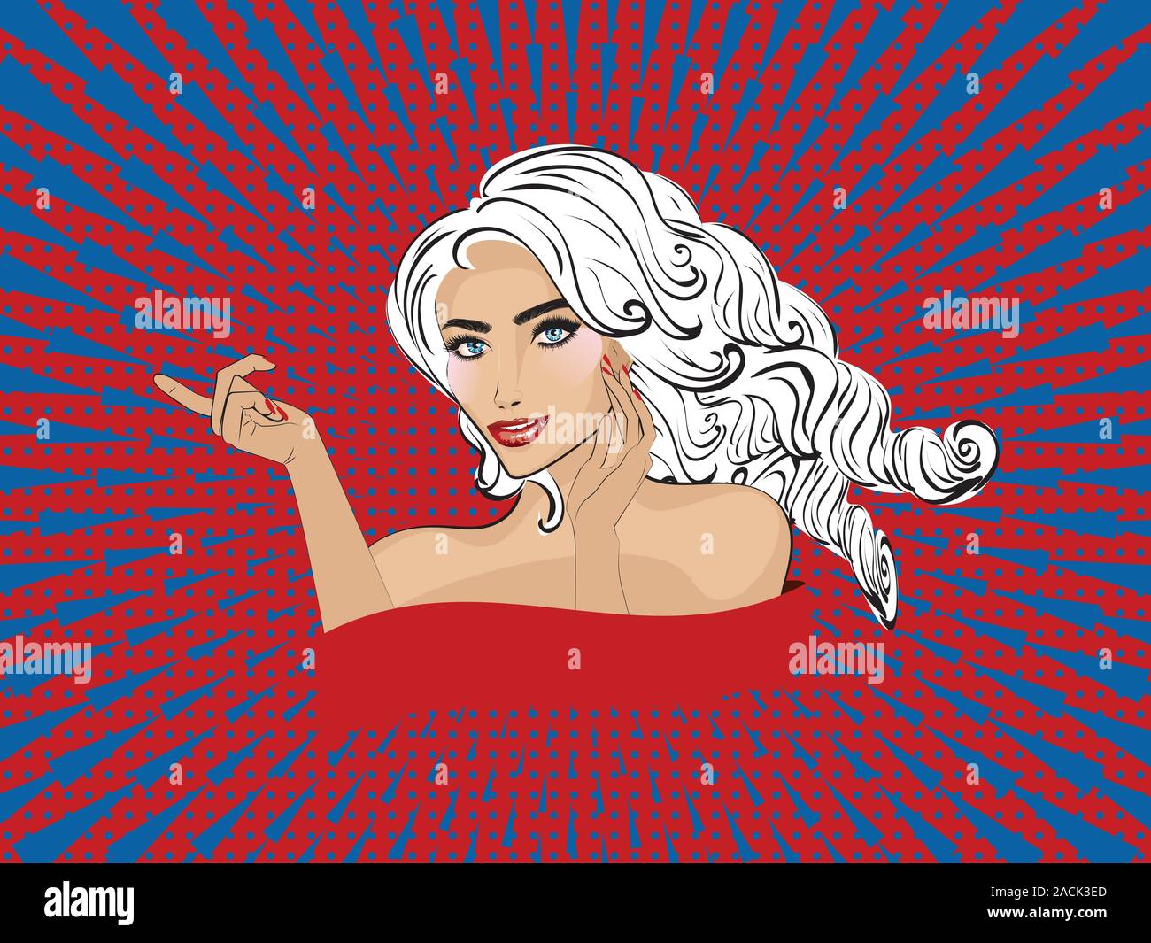 Curly Hair Stock Vector Images Alamy