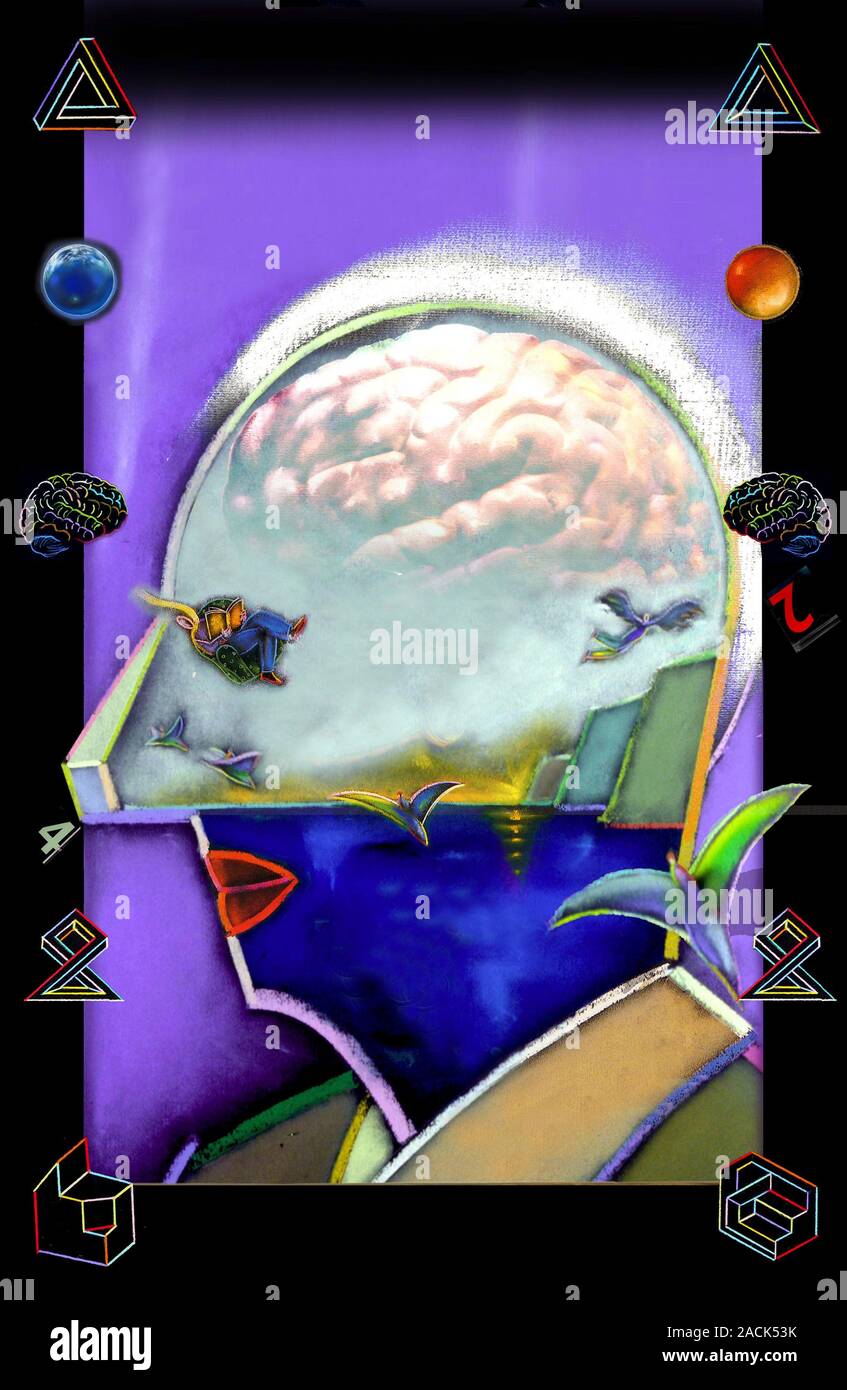Dementia, conceptual image. Stock Photo