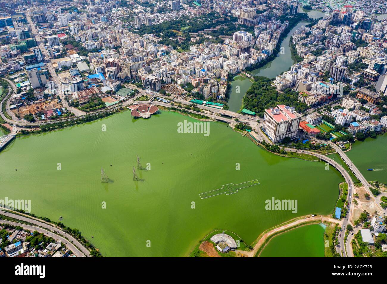Aerial view of Dhaka, the Capital of Bangladesh Stock Photo Alamy