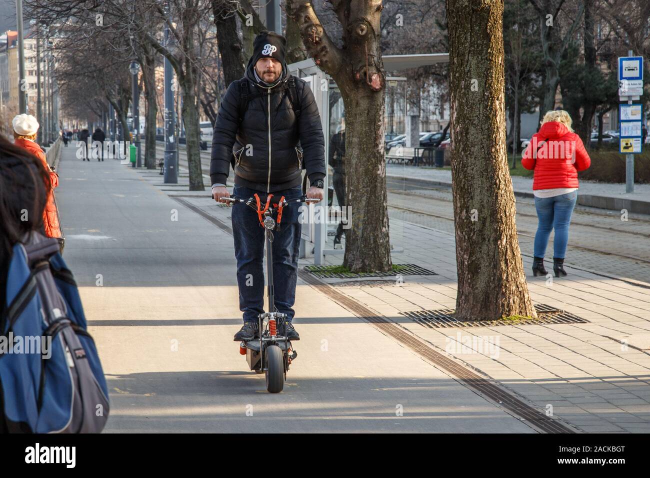Bike powered by electricity hires stock photography and images Alamy
