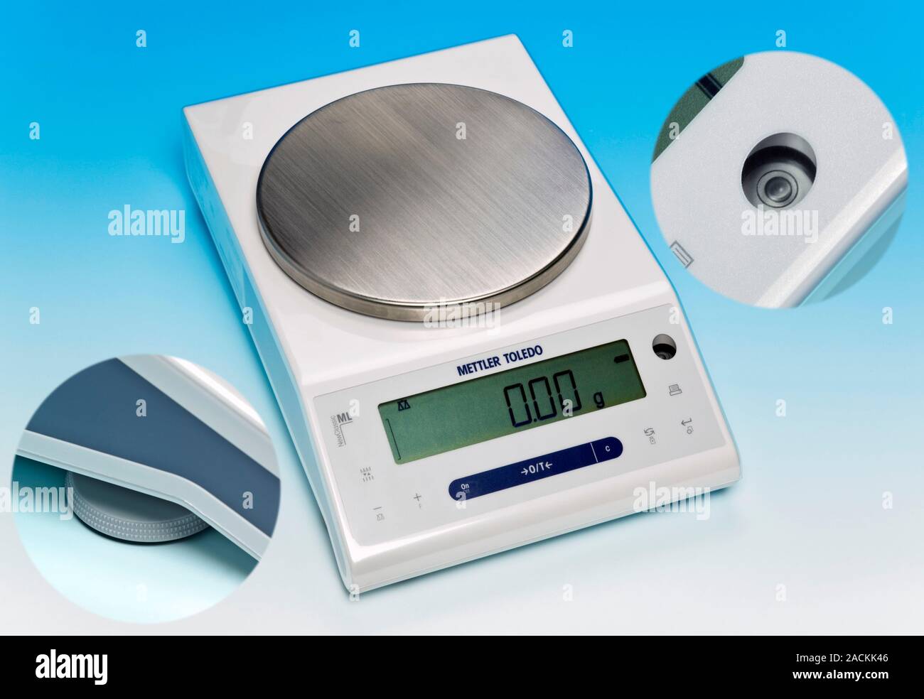 Digital mass balance. This balance is accurate to two decimal places