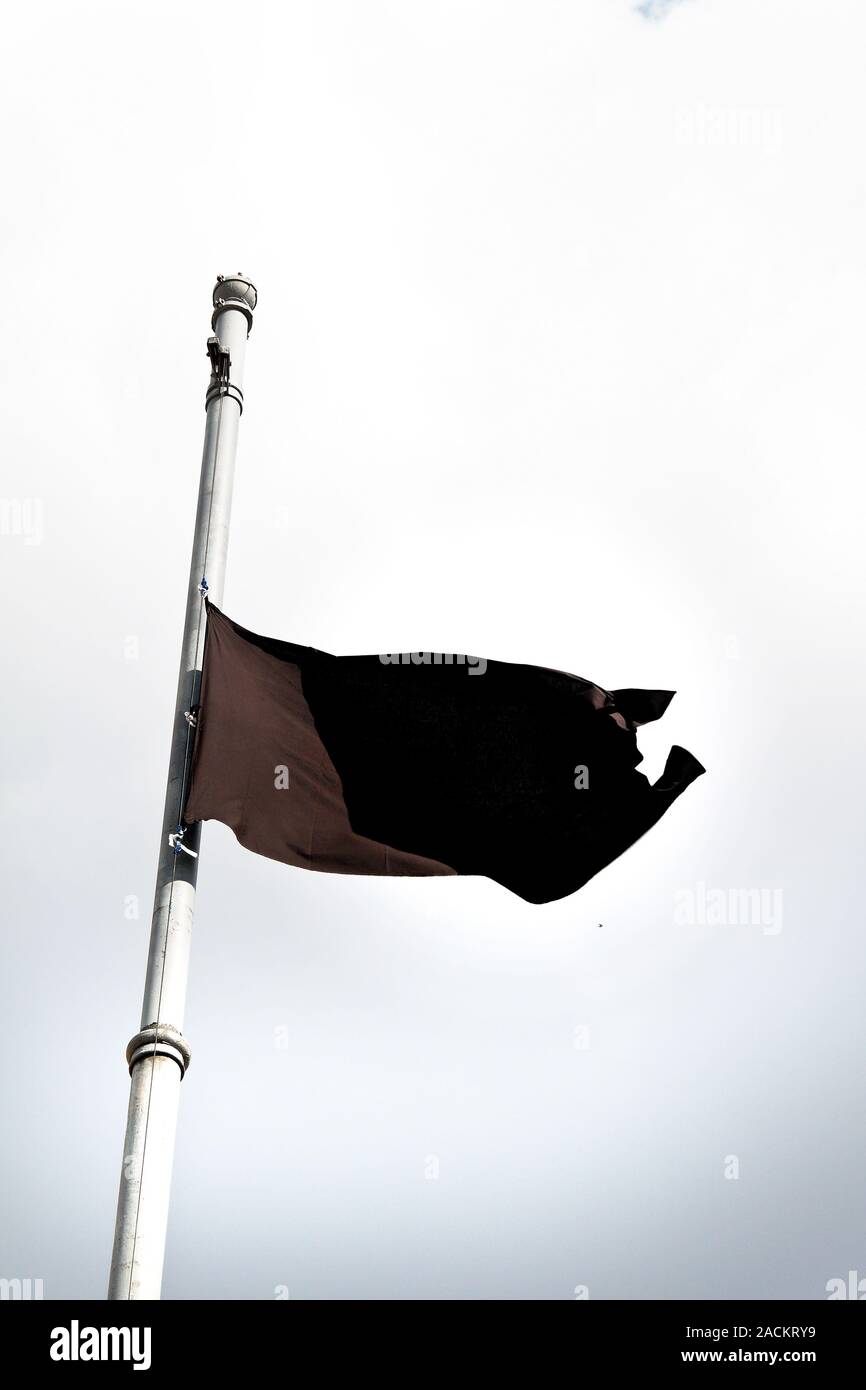 Mourning flag hi-res stock photography and images - Alamy