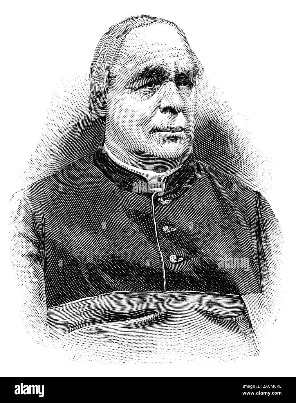 Sebastian Kneipp (1821-1897), German priest. Kneipp was one of the founders of naturopathy, promoting hydrotherapy, herbalism, exercise, nutrition and Stock Photo