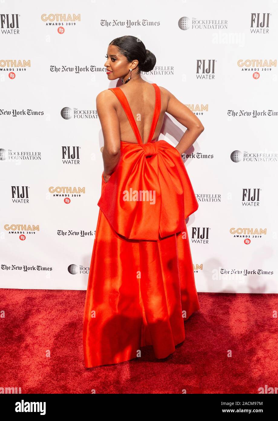 New York, United States. 02nd Dec, 2019. Renee Elise Goldsberry attends