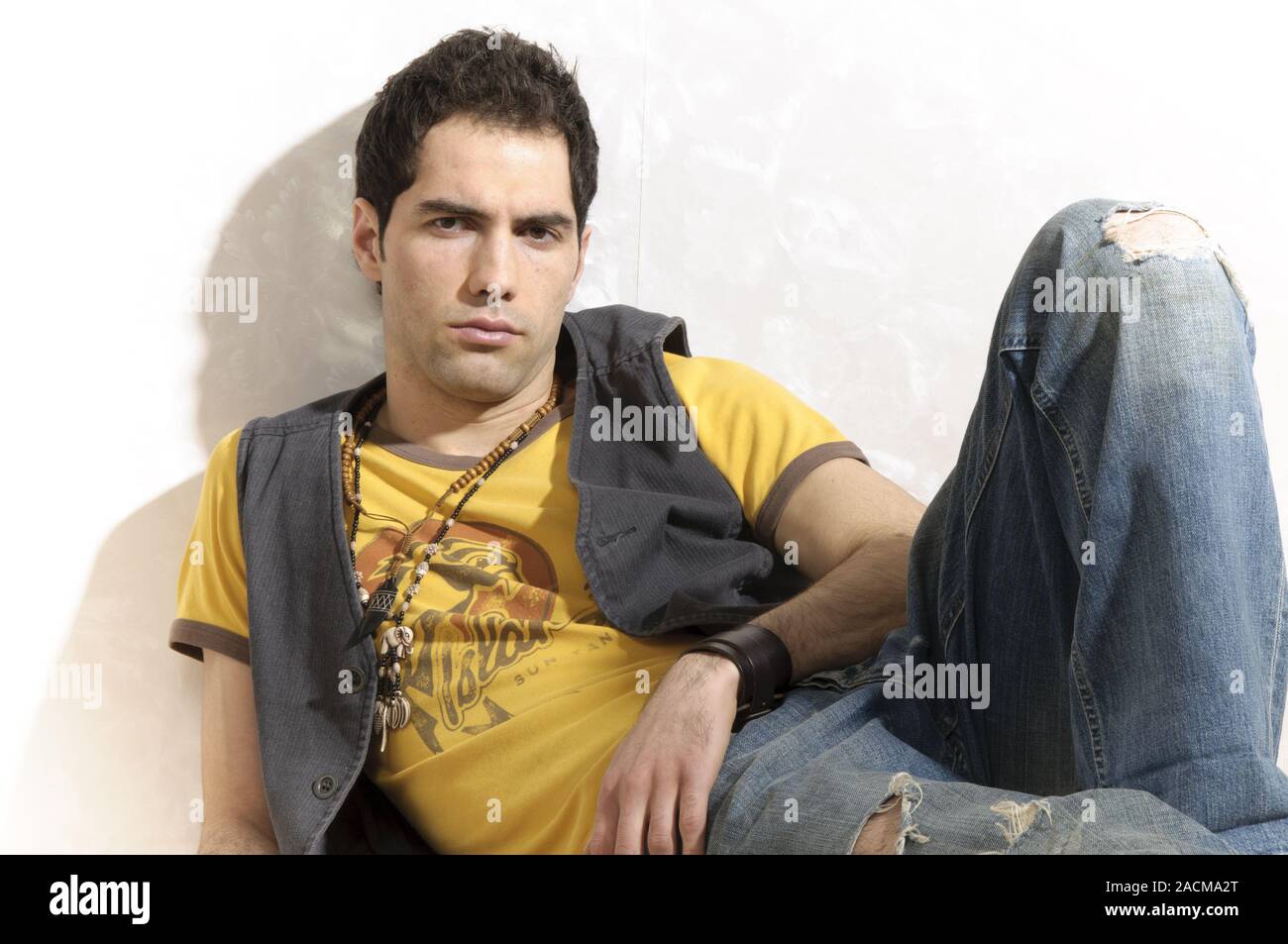 Young man in casual clothes Stock Photo