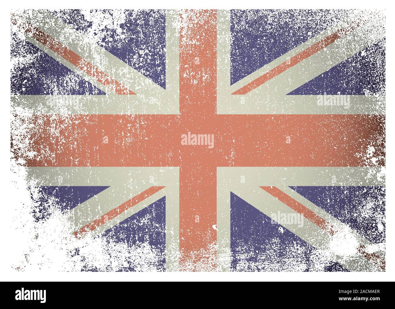Grunge british flag Stock Photo
