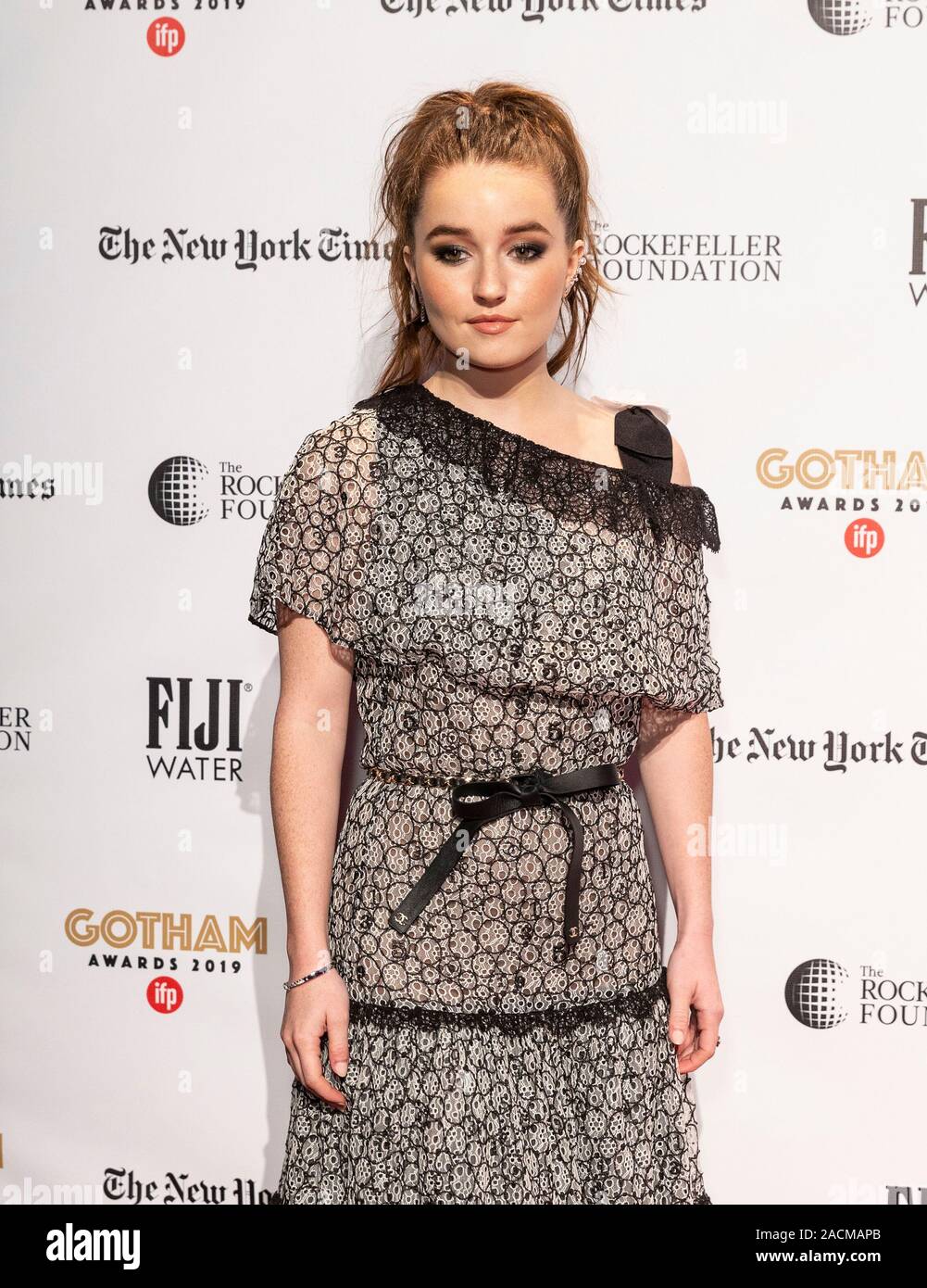 New York, United States. 02nd Dec, 2019. Kaitlyn Dever attends the IFP