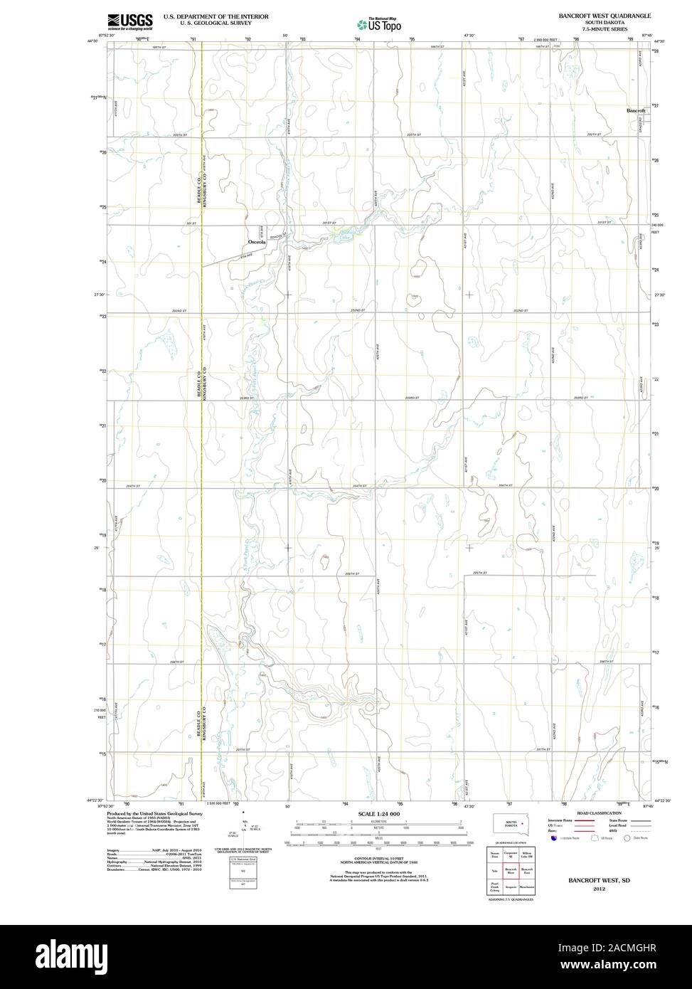 Bancroft map Cut Out Stock Images & Pictures Alamy