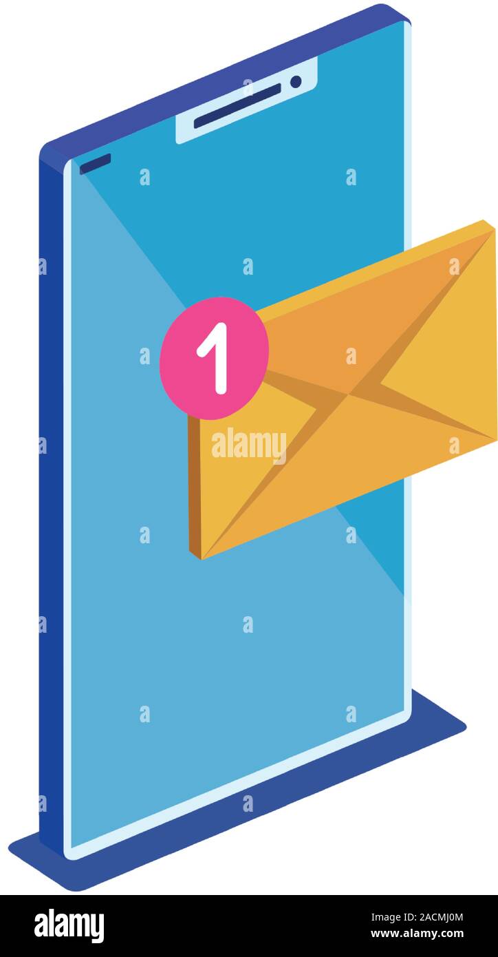 Isolated isometric smartphone vector design Stock Vector Image & Art ...