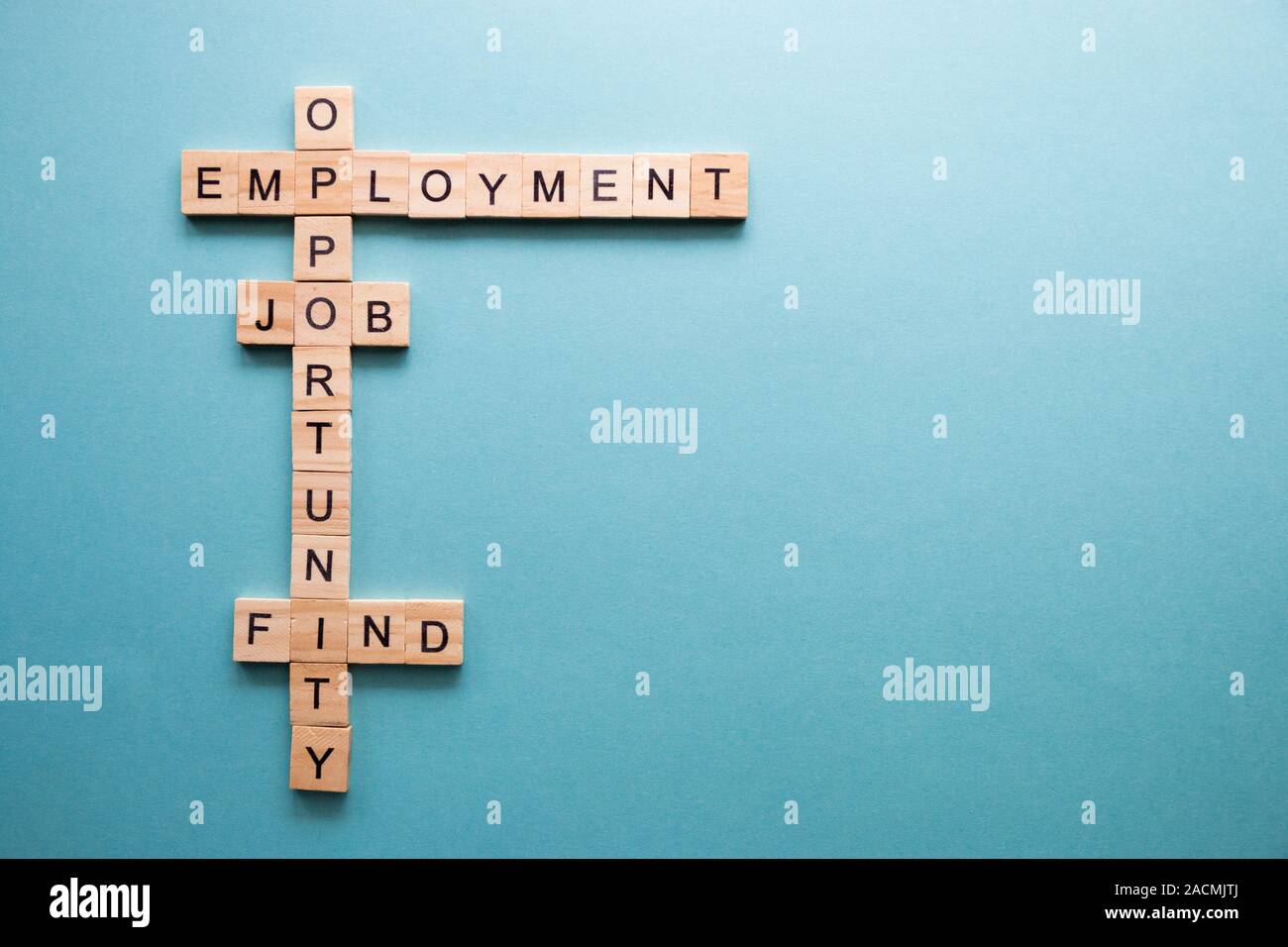 Words Related To Work To Job Search Are Collected In A Crossword